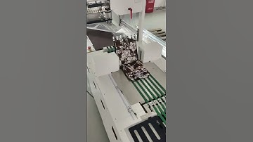 Automatic clothing folding machine and L type film shrinking sealing machine