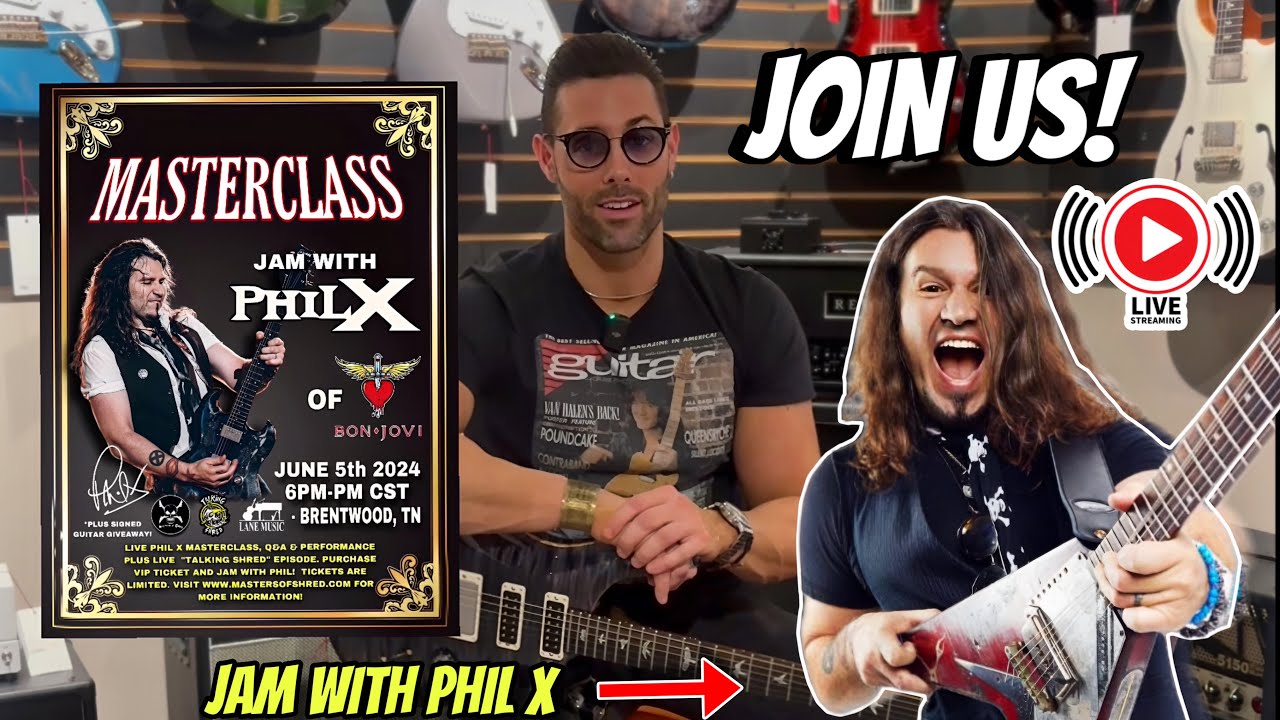 Jam with PHIL X in the Music City on June 5th 2024! | Phil X