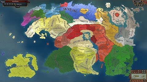 Europa Universalis 4 AI Timelapse - Elder Scrolls Universalis Mod 139-3500