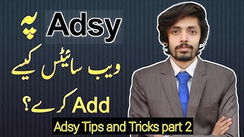 How to Add Websites on Adsy | Earn Money Through Guest Posting | Lec 2 | Fakhar Nazir