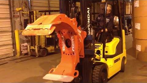 Paper Roll Clamp for Small Medium size Rolls – 360 degree Rotation – AM