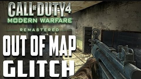 COD4 REMASTERED *NEW* FULLY OUT OF MAP PIPELINE TELEPORT GLITCH  (OLDSCHOOL MODE)