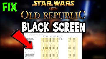 Star Wars The Old Republic – How to Fix Black Screen & Stuck on Loading Screen