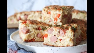 Lunch Bread - Bread With Sausages, Ham And Cheese - By One Kitchen