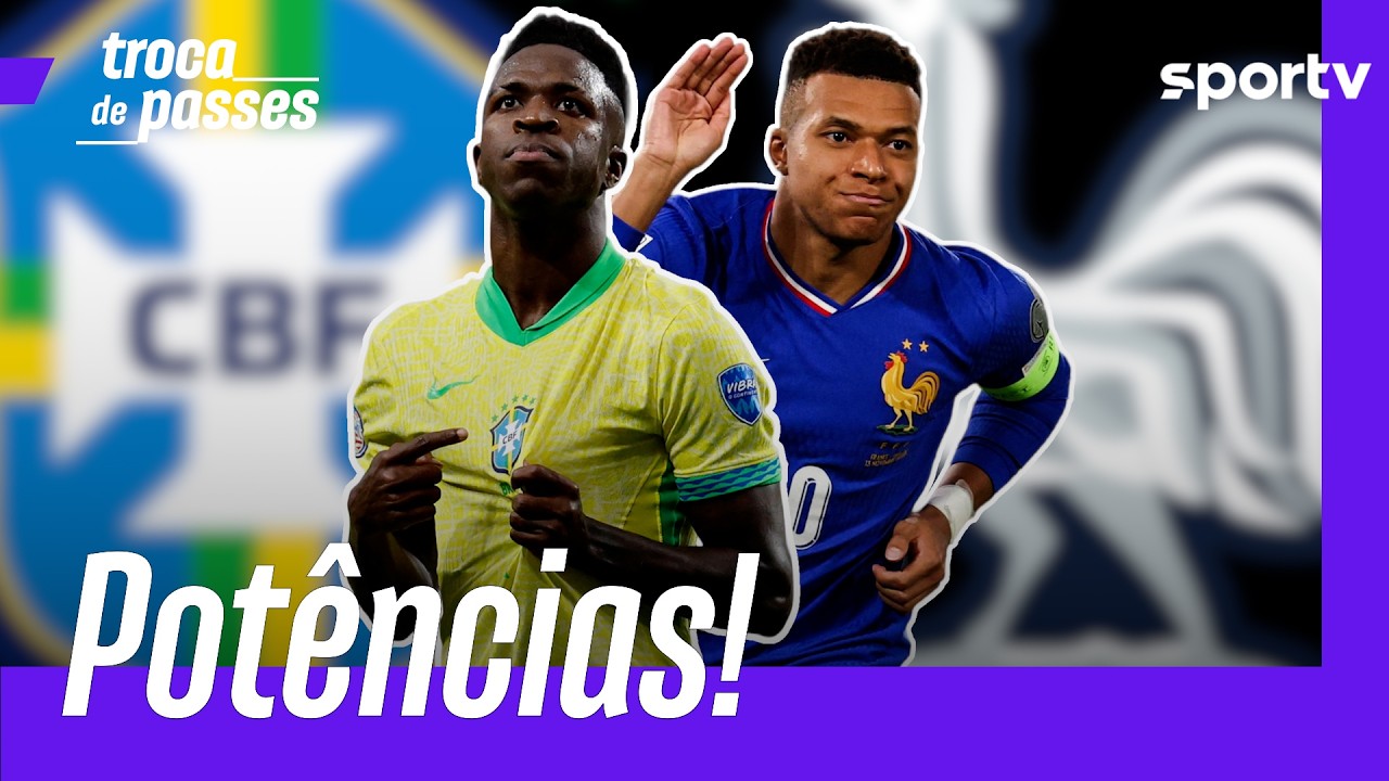 BRASIL E FRANÇA SE ENFRENTAM EM AMISTOSO PREPARATÓRIO PARA A COPA | TROCA DE PASSES | sportv