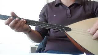 Bağlama Dersi - Çemberi̇mde Gül Oya ,Solfej