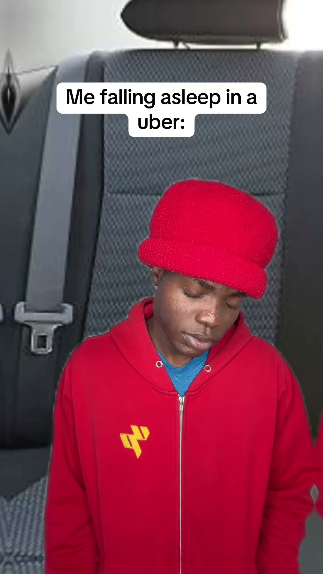 When you fall asleep in an uber ?