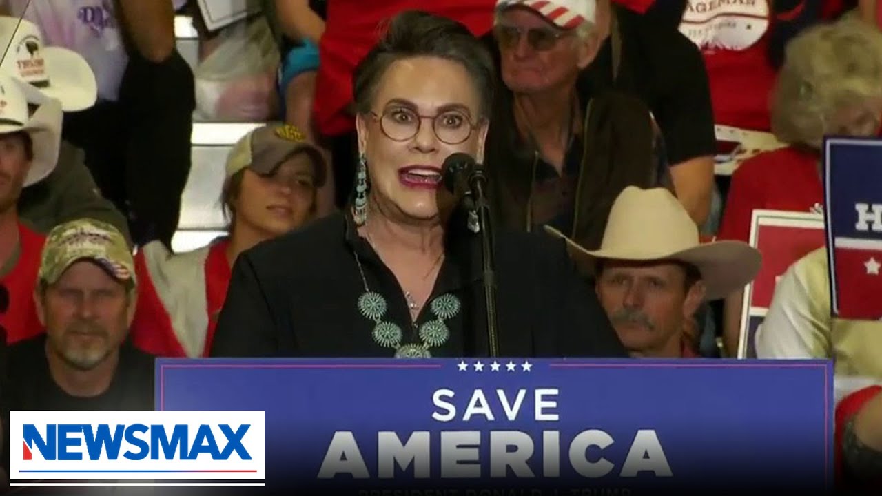 Trump endorsed Liz Cheney opponent Harriet Hageman speaks at Save America rally