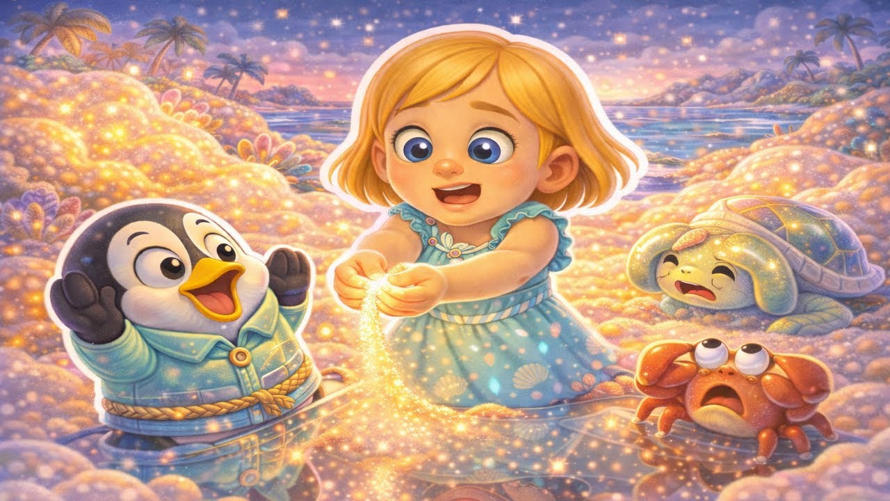 Emma and Chilly Discover the Glowing Coral Sand Mystery 🌊🐚✨