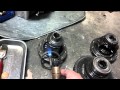 How to install differential bearings and gear