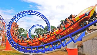 ZIMERMAN Roller Coaster Experience at Glorious Fantasyland Theme Park in Dapitan 4K