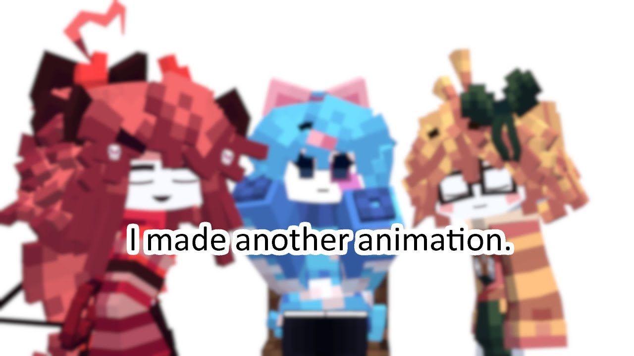 She looks like she got punched twice... | Minecraft Animation | MineImator Community Build