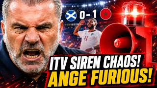 Ange Furious as ITV World Cup Sirens Interrupt