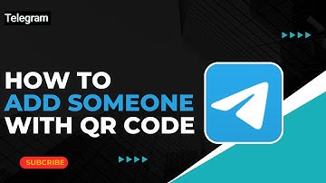 How To ADD Someone On Telegram With QR Code !