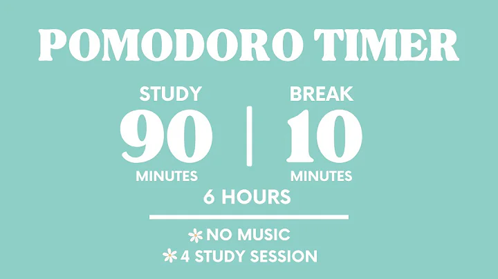📚STUDY WITH ME FOR 6 HOURS +  | 90 MINS STUDY / 10 MINS BREAK | NO MUSIC | WITH ALARMS