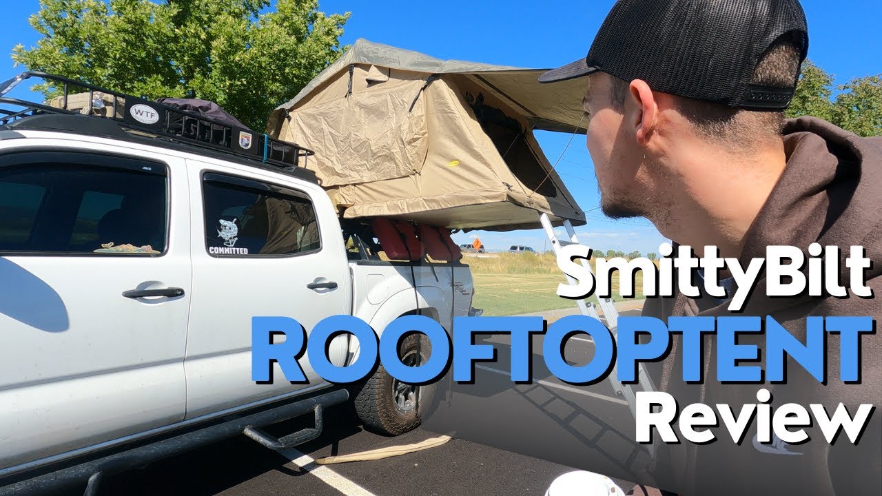 SmittyBilt Roof Top Tent Review! Its AMAZING! YouTube