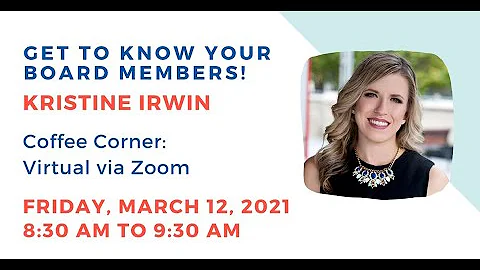 PHRA's March 2021 Coffee Corner Event with Co-Host...