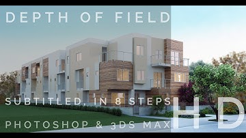 Depth of Field Photoshop Tutorial using Z Depth