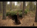 Землянка в лесу. Часть1 Bushcraft Russia