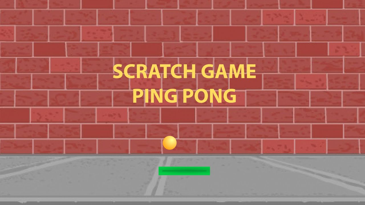 How to make an ping pong game in scratch 3.0 along with score - YouTube