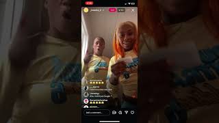 Kash and Bre on live talking about fights on south central baddies 6 9-4-25 #nowthatstv #explore 