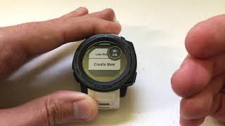 Garmin Instinct - How To Delete a Course