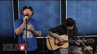 Video thumbnail of "Asking Alexandria "Vultures" acoustic session at KBPI in Denver, CO."