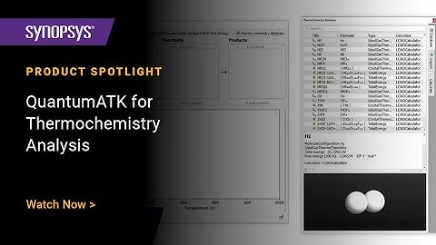 Atomistic Surface Process Simulations with QuantumATK for Thermochemistry Analysis