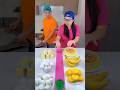 Yellow foods vs white foods ice cream challenge!🍨 #funny #shorts by Ethan Funny Family
