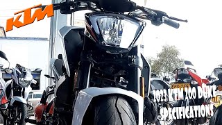 2023 KTM 200 Duke Specs