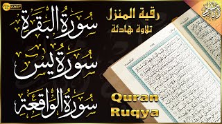 رقية المنزل | سورة البقرة، سورة يس، سورة الواقعة | لطرد الشياطين وجلب الرزق والبركة Quran Ruqyah