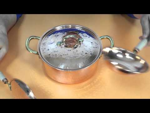 Кастрюля медная «Богиня