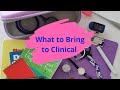 CLINICAL SUPPLIES FOR NURSING SCHOOL