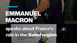 Emmanuel Macron’s speaks about France's policies in Sahel countries • FRANCE 24 English