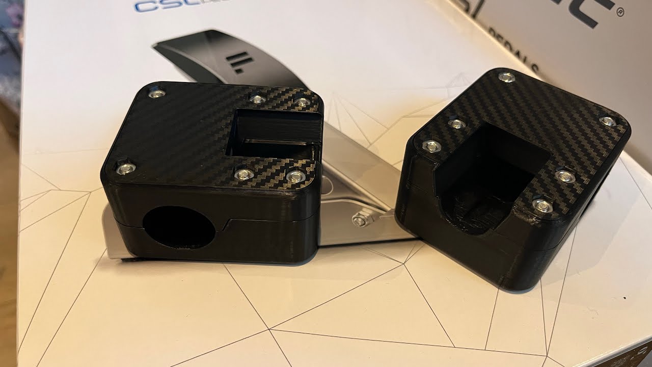 Fanatec load cell pedal reinforcement for playseat challenge x (part 2)