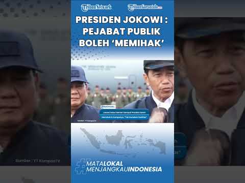 Pandangan Jokowi Soal Pejabat Publik Di Pemilu: Presiden Boleh Memihak, Boleh Kampanye..