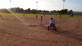 Emma Finally makes it to home plate!