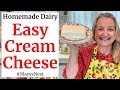 How to Make Cream Cheese - One Ingredient Homemade Cream Cheese Recipe