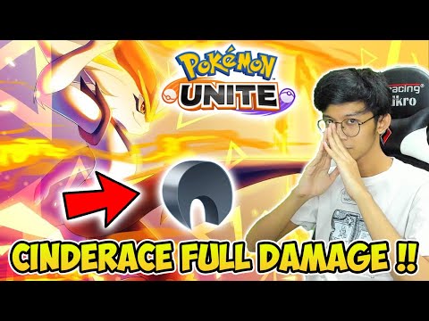 BUILD CINDERACE ATTACKER SUPER SAKIT !! FULL DAMAGE !! Pokemon Unite (Indonesia)