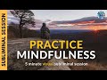 BE MINDFUL AND CENTERED | 5 Minute Visual Subliminal Session