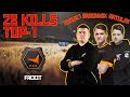 РЕКОРД НА FACEIT!!! 28 КИЛЛОВ НА ТРОИХ И ТОП-1!!!