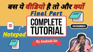 NOTEPAD FINAL PART #teacher #notepad #computer #education