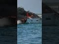 Four people rescued from burning sailboat off Cape Canaveral, Florida #BrevardCounty #Fire #shorts