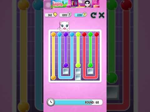 My Talking Angela - Connect Game complete walkthrough Round 1~100 (2,447 points)