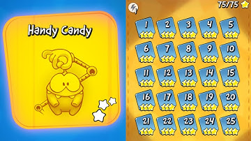 Cut the Rope Experiments - Chapter 6 - Handy Candy (3 Stars) Walkthrough [iOS, Android]