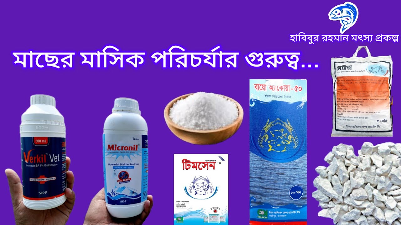 ২০২..মাছের মাসিক পরিচর্যা কি এবং মাসিক পরিচর্যার গুরুত্ব।