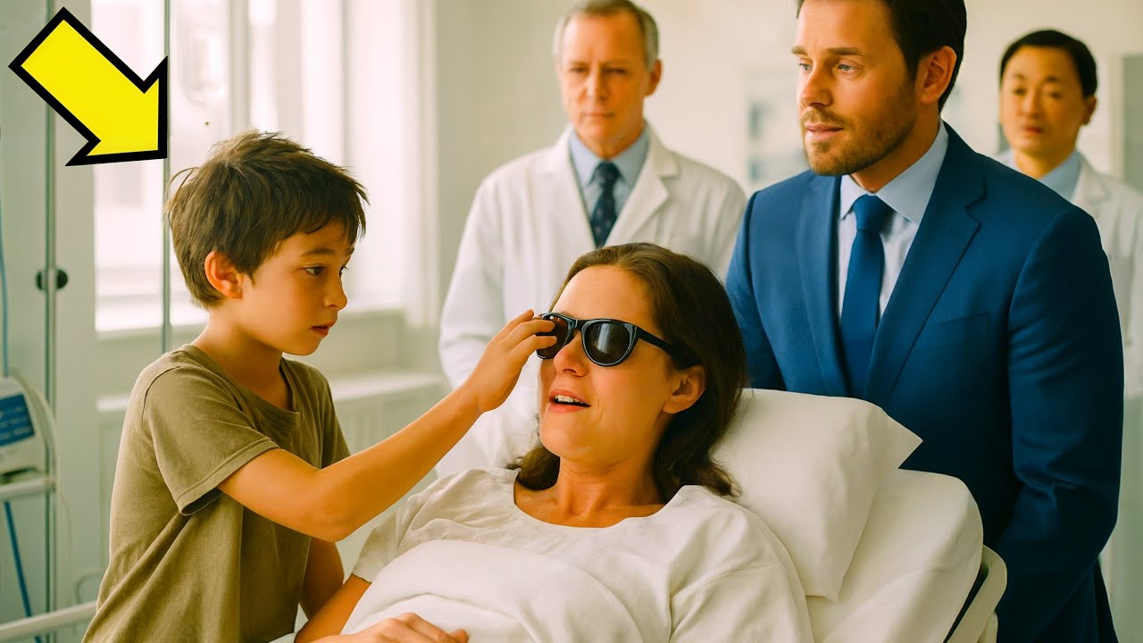 طفل الشارع يلمس عيون زوجة الملياردير الكفيفة… ويحدث المستحيل