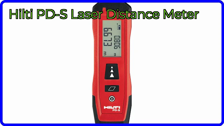 REVIEW (2025): Hilti PD-S Laser Distance Meter. ESSENTIAL details.