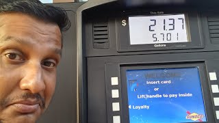 How to preset the amount at the gas pump.. let's see.