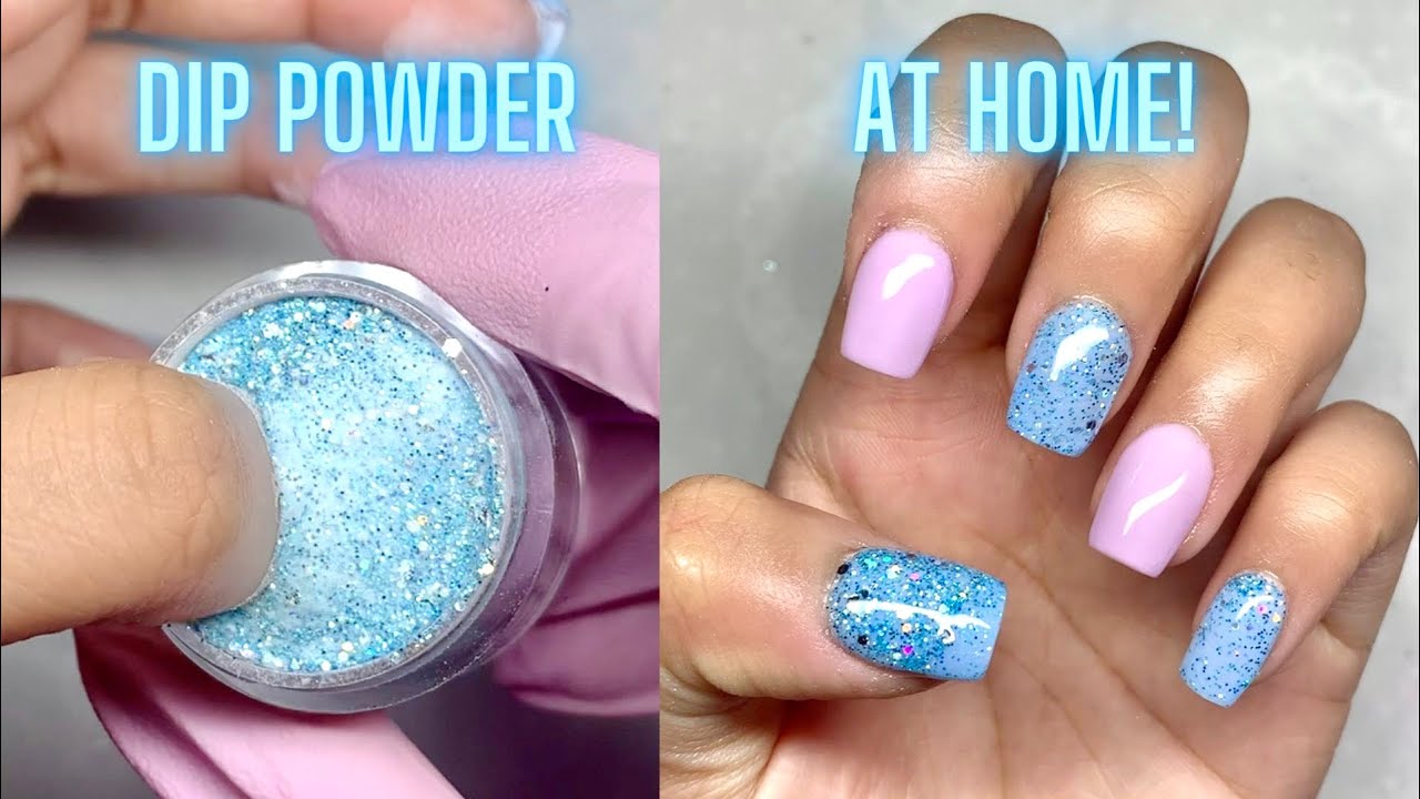 Trying Dip Powder Nails Nail Drill Youtube